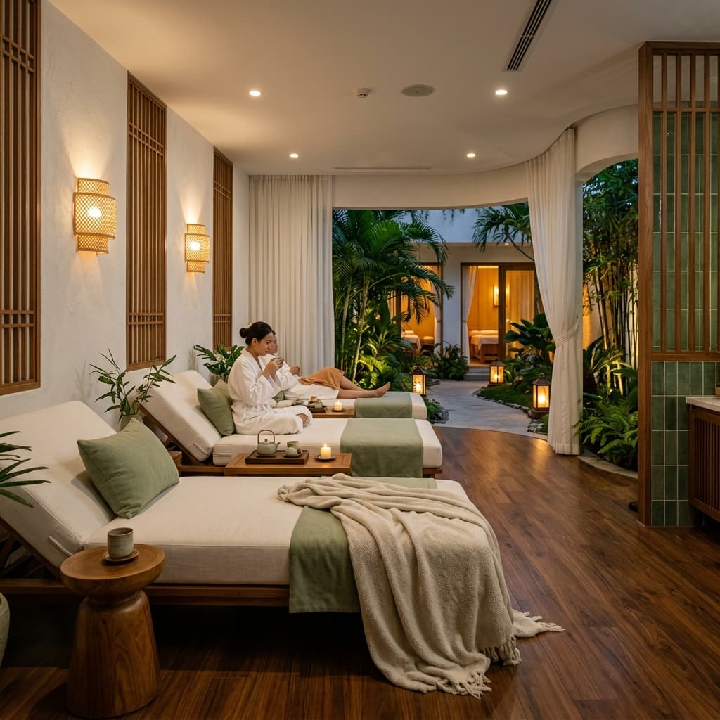 Không gian spa cao cấp